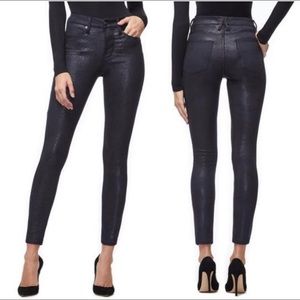 Good American Good Legs Snakeskin High Rise Skinny